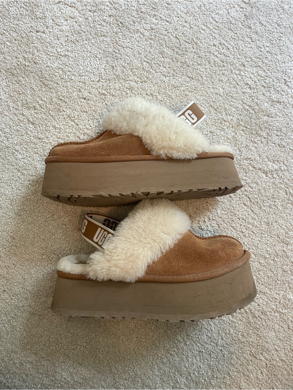 UGG platform slippers